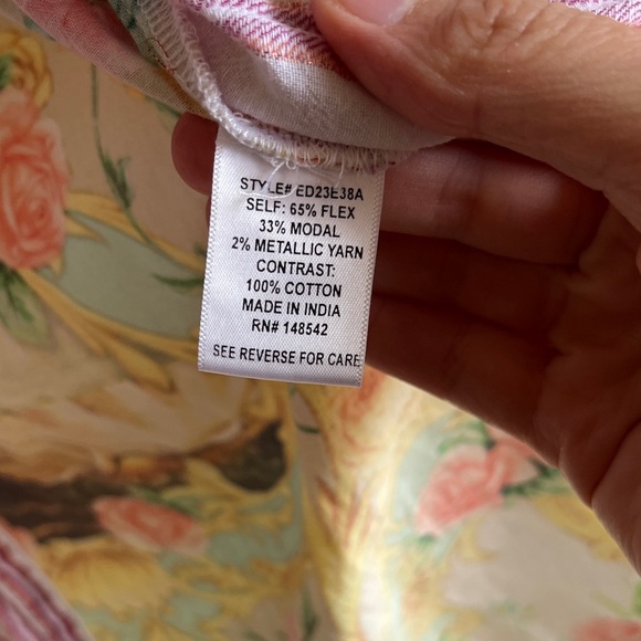 Aratta Silent Journey Pants and Top Embroidered Boho Birth of Venus Sz Med - Picture 10 of 16